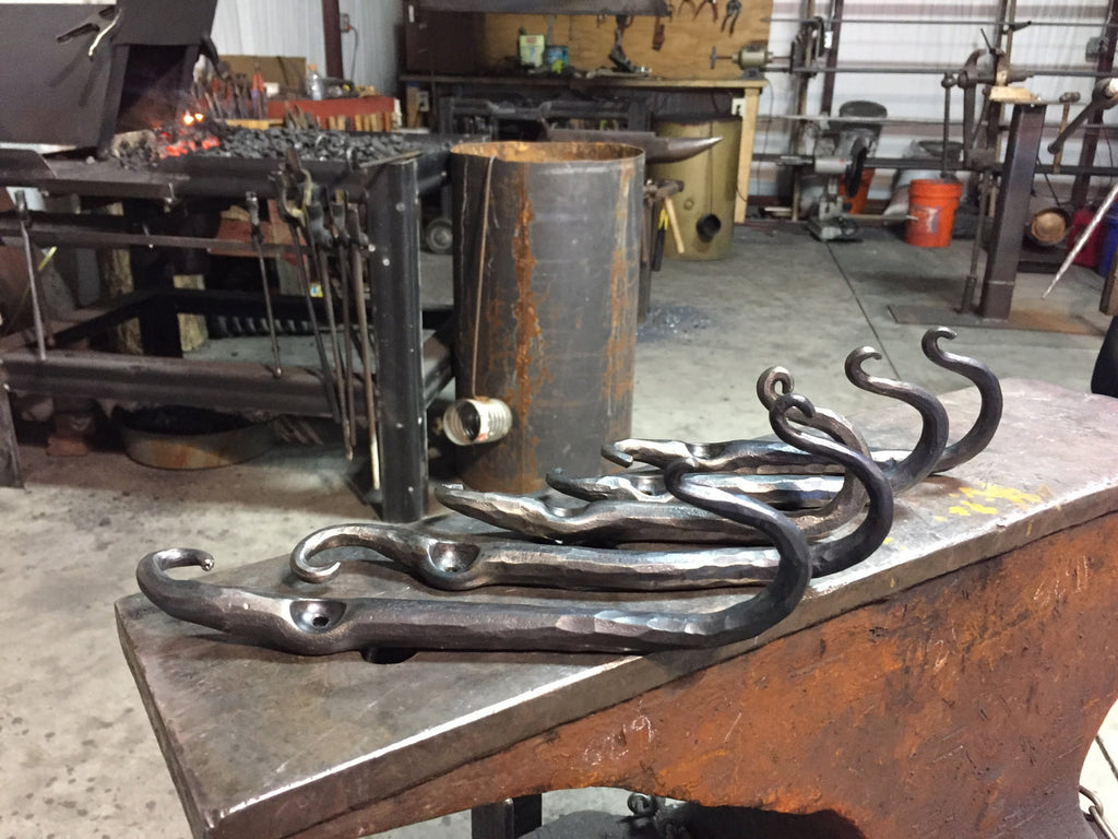 Hook, 7-inch Handmade Metal Wall-Mounted Hooks, Decorative Blacksmith Metal  Art – Mitty's Metal Art